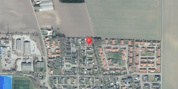 Oversvømmelsesrisiko fra vandløb på Egetoften 18, 4281 Gørlev