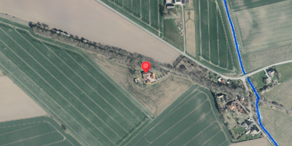 Oversvømmelsesrisiko fra vandløb på Hyllestedvej 66, 4261 Dalmose