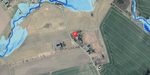 Oversvømmelsesrisiko fra vandløb på Seerdrupvej 28, 4200 Slagelse