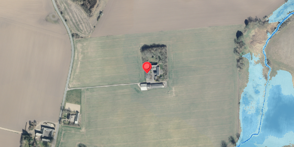 Oversvømmelsesrisiko fra vandløb på Seerdrupvej 48, . , 4200 Slagelse