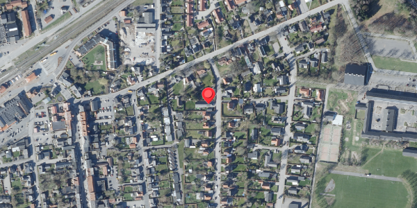 Oversvømmelsesrisiko fra vandløb på Allegade 8, 4690 Haslev