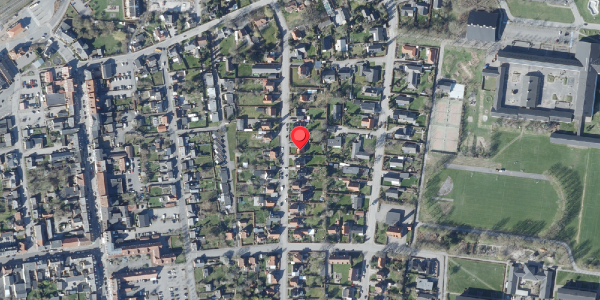 Oversvømmelsesrisiko fra vandløb på Allegade 17, 4690 Haslev