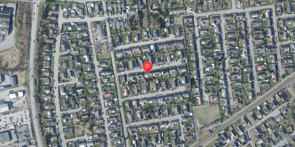 Oversvømmelsesrisiko fra vandløb på Erantisvej 8, 4690 Haslev