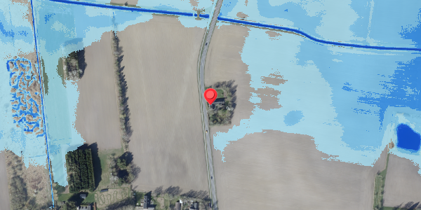 Oversvømmelsesrisiko fra vandløb på Kirkevej 3, . , 4690 Haslev