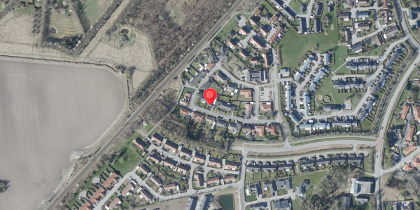 Oversvømmelsesrisiko fra vandløb på Lindeparken 8, . , 4690 Haslev