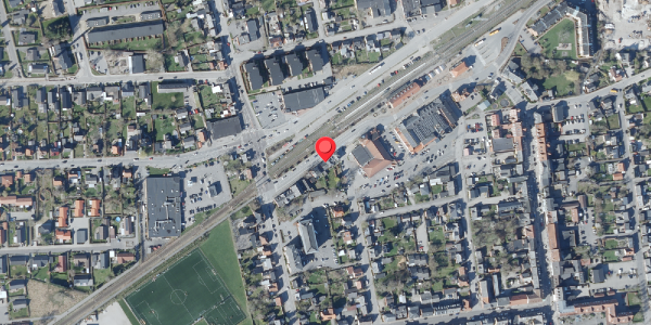 Oversvømmelsesrisiko fra vandløb på Stationsvej 8, 4690 Haslev