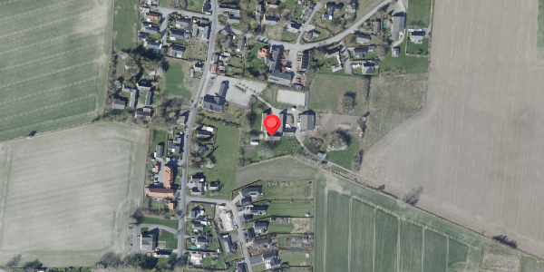Oversvømmelsesrisiko fra vandløb på Teestrup Bygade 14, 4690 Haslev