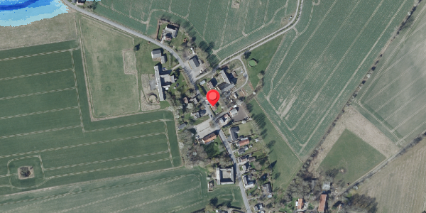 Oversvømmelsesrisiko fra vandløb på Teestrup Bygade 48B, 4690 Haslev