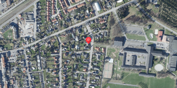 Oversvømmelsesrisiko fra vandløb på Themstrupvej 8, 4690 Haslev