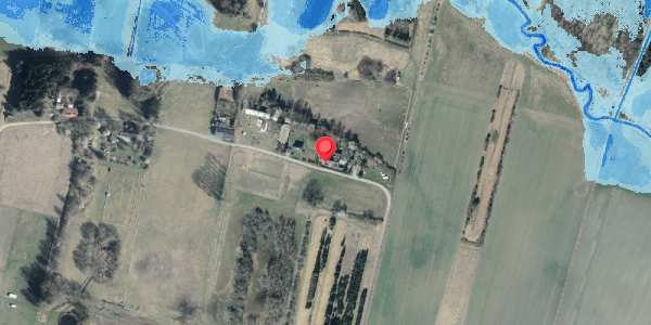Oversvømmelsesrisiko fra vandløb på Møsten 23, 4420 Regstrup
