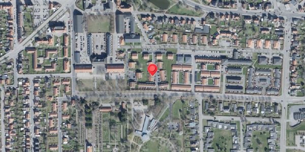 Oversvømmelsesrisiko fra vandløb på P.C Müllers Have 17, . , 4300 Holbæk