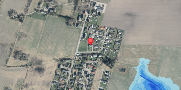 Oversvømmelsesrisiko fra vandløb på Solvej 5, 4532 Gislinge