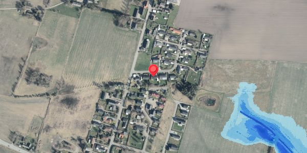 Oversvømmelsesrisiko fra vandløb på Solvej 6, 4532 Gislinge