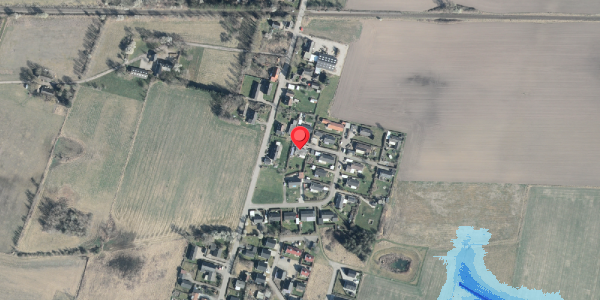 Oversvømmelsesrisiko fra vandløb på Solvej 13, 4532 Gislinge
