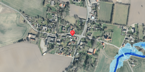 Oversvømmelsesrisiko fra vandløb på Solbjergvej 64, . , 4200 Slagelse