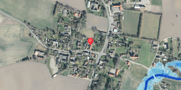 Oversvømmelsesrisiko fra vandløb på Solbjergvej 77B, . , 4200 Slagelse