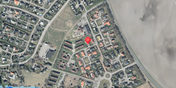 Oversvømmelsesrisiko fra vandløb på Erantisvej 2B, 4420 Regstrup