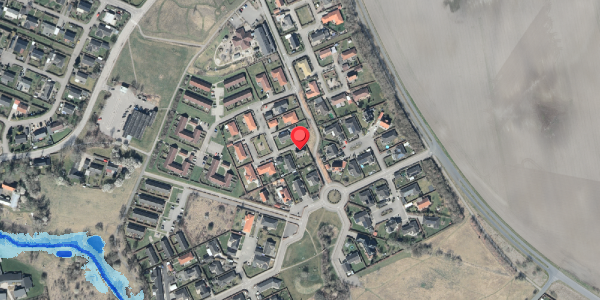 Oversvømmelsesrisiko fra vandløb på Erantisvej 7, . , 4420 Regstrup