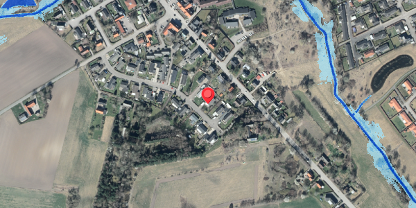 Oversvømmelsesrisiko fra vandløb på Nyvej 21, 4420 Regstrup