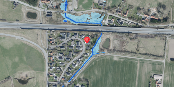 Oversvømmelsesrisiko fra vandløb på Ådalen 13, 4420 Regstrup