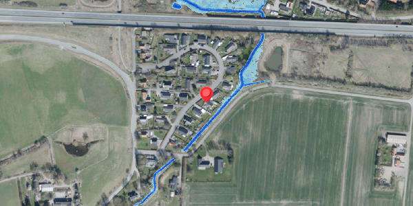 Oversvømmelsesrisiko fra vandløb på Ådalen 21, 4420 Regstrup