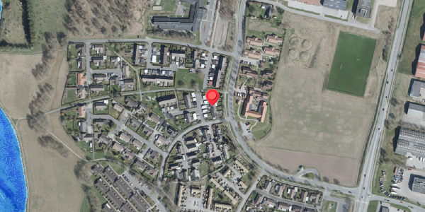Oversvømmelsesrisiko fra vandløb på Abelsvej 6, 4100 Ringsted