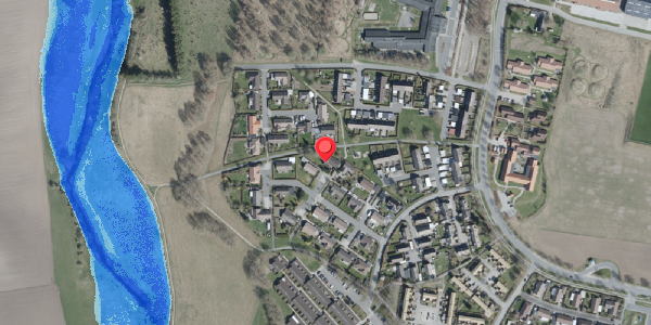 Oversvømmelsesrisiko fra vandløb på Abelsvej 42, . , 4100 Ringsted
