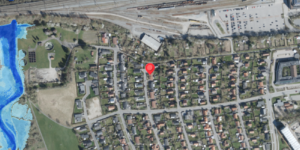 Oversvømmelsesrisiko fra vandløb på Acacievej 3A, 4100 Ringsted
