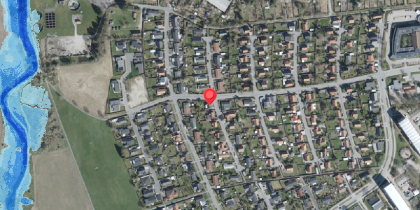 Oversvømmelsesrisiko fra vandløb på Acacievej 16, 4100 Ringsted