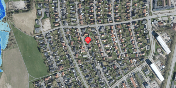 Oversvømmelsesrisiko fra vandløb på Acacievej 17A, 4100 Ringsted