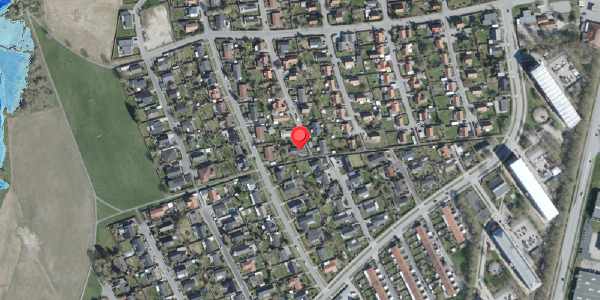 Oversvømmelsesrisiko fra vandløb på Acacievej 30, 4100 Ringsted