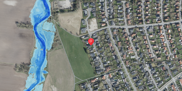 Oversvømmelsesrisiko fra vandløb på Avnbøgevej 6, 4100 Ringsted