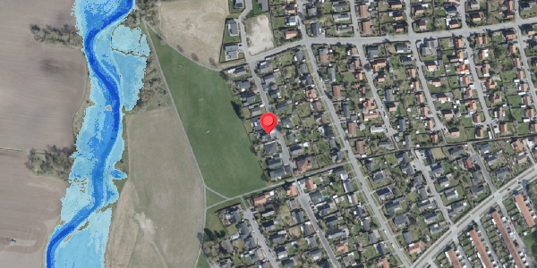 Oversvømmelsesrisiko fra vandløb på Avnbøgevej 12, 4100 Ringsted