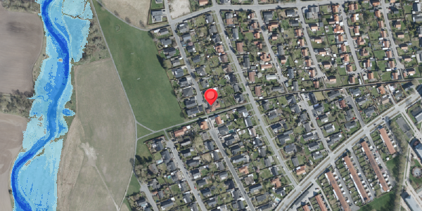Oversvømmelsesrisiko fra vandløb på Avnbøgevej 15, 4100 Ringsted