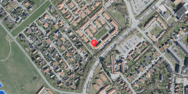 Oversvømmelsesrisiko fra vandløb på Bispegården 32, 4100 Ringsted