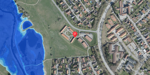 Oversvømmelsesrisiko fra vandløb på Bjergbakken 43, . , 4100 Ringsted