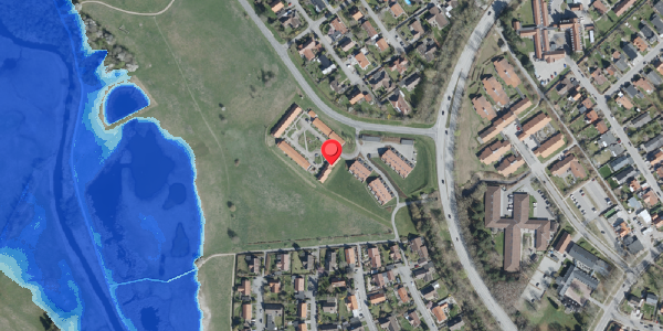 Oversvømmelsesrisiko fra vandløb på Bjergbakken 45, 4100 Ringsted