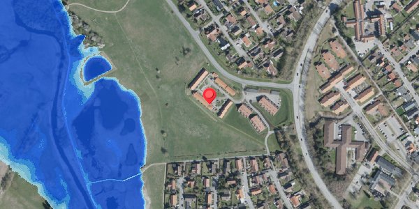 Oversvømmelsesrisiko fra vandløb på Bjergbakken 51, 4100 Ringsted