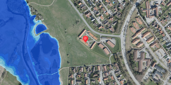 Oversvømmelsesrisiko fra vandløb på Bjergbakken 53, 4100 Ringsted