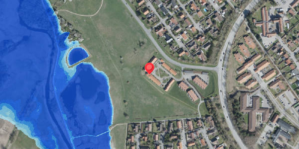 Oversvømmelsesrisiko fra vandløb på Bjergbakken 59, 4100 Ringsted