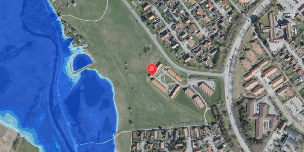 Oversvømmelsesrisiko fra vandløb på Bjergbakken 61, 4100 Ringsted