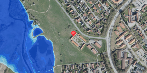 Oversvømmelsesrisiko fra vandløb på Bjergbakken 65, 4100 Ringsted
