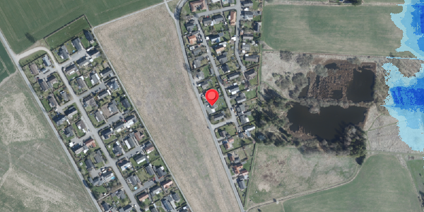 Oversvømmelsesrisiko fra vandløb på Bjergvej 31, . , 4100 Ringsted