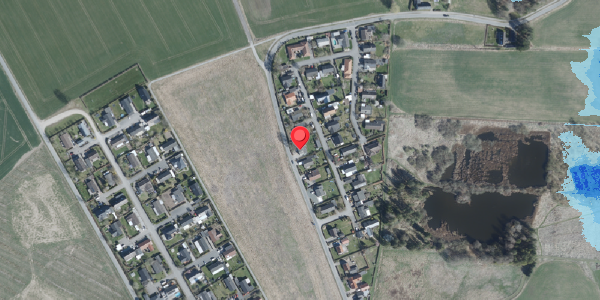 Oversvømmelsesrisiko fra vandløb på Bjergvej 37, 4100 Ringsted