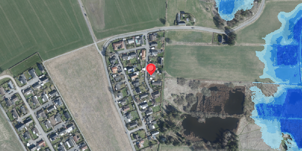 Oversvømmelsesrisiko fra vandløb på Bjergvej 54, 4100 Ringsted
