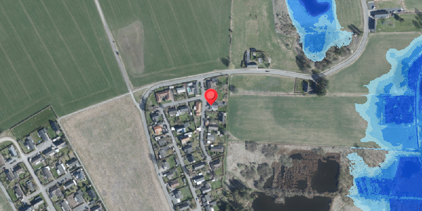 Oversvømmelsesrisiko fra vandløb på Bjergvej 60, 4100 Ringsted