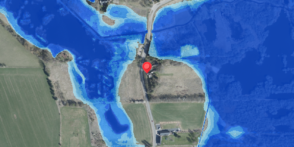 Oversvømmelsesrisiko fra vandløb på Bjergvej 78, 4100 Ringsted