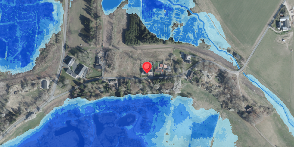 Oversvømmelsesrisiko fra vandløb på Bjergvej 101, 4100 Ringsted
