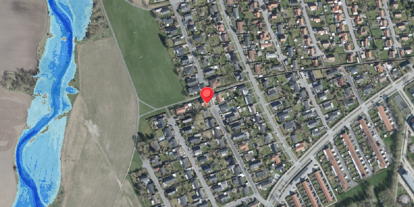 Oversvømmelsesrisiko fra vandløb på Bøgevej 2, 4100 Ringsted