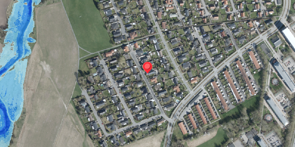 Oversvømmelsesrisiko fra vandløb på Bøgevej 9, 4100 Ringsted